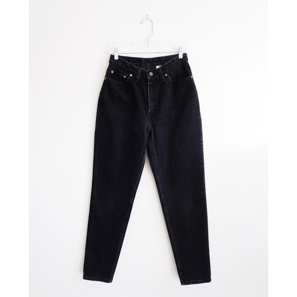 Levi's Denim - Vintage Levi's 512 Black High Waist Slim Fit Jeans